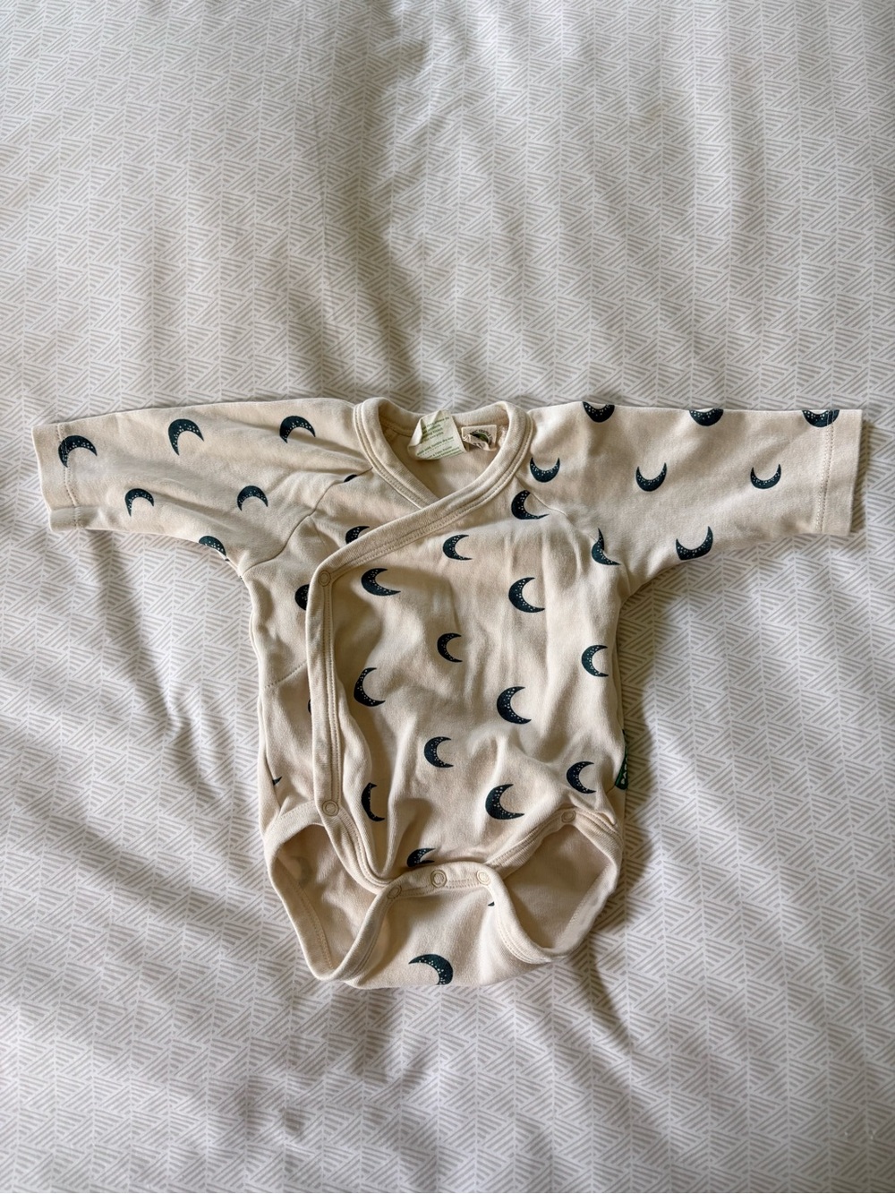 Parade Organics 0-3 month wrap style onesie